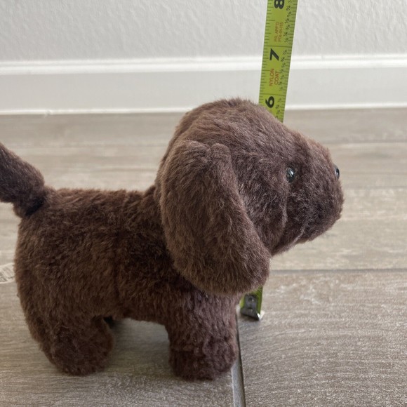 American Girl 2013 Pet Brown Dog Chocolate Chip Labrador Lab Hard Body Plush Toy - Picture 6 of 8